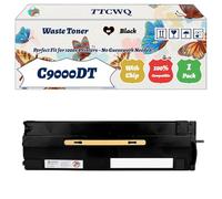 Compatible for Xerox C9000DT Waste Toner Container Work for Xerox VersaLInk C8000DT VersaLInk C8000W VersaLInk Printers (1 Pack Black)