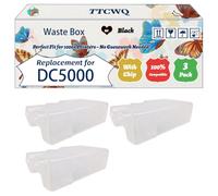 Compatible for Xerox DC5000 Waste Box Work for Xerox DocuColor 5000 5000AP Printers, with Chip, High Yield 50000 Pages, High-Definition Printing (3 Pack Black)