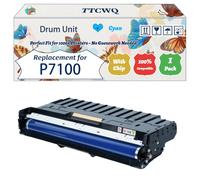 Compatible for Xerox P7100 Drum Unit Work for Xerox Phaser 7100 dn 7100 dnm 7100 n 7100 nm 7100 Series Printers, with Chip, High Yield 24000 Pages, High-Definition Printing (1 Pack Cyan)
