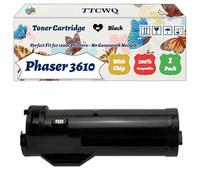 Compatible for Xerox Phaser 3610 Toner Cartridge Work for Xerox Phaser 3610 Phaser 3610DN WorkCentre 3615 WorkCentre Printers (1 Pack Black)