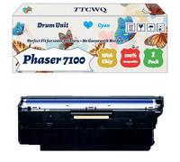 Compatible for Xerox Phaser 7100 Drum Unit Work for Xerox Phaser 7100 Phaser 7100DN Phaser 7100N Printers, with Chip, High Yield 24000 Pages, High-Definition Printing (1 Pack Cyan)