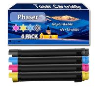 Compatible for Xerox Phaser 7800DX Toner Cartridge, Work for Xerox Phaser 7800 Phaser 7800DN Phaser 7800DX Phaser Printers (3 Pack Black)
