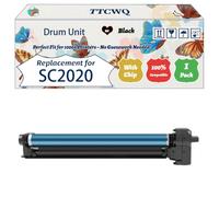 Compatible for Xerox SC2020 Drum Unit Work for Xerox DocuCentre SC2020CPS SC2020DA SC2022 SC2021 C2000 Printers, with Chip, High Yield 80000 Pages, High-Definition Printing (1 Pack Black)