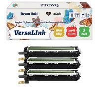 Compatible for Xerox VersaLInk C600 Drum Unit Work for Xerox VersaLink C600 C600DN C600N C605 C605X C605XL Printer, with Chip, High Yield 50000 Pages, High-Definition Printing (3 Pack Black)