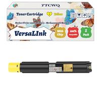 Compatible for Xerox VersaLInk C7120 Toner Cartridge Work for Xerox VersaLInk C7100 C7120 C7125 C7130 Printers, with Chip, High Yield 31000 Pages, High-Definition Printing (1 Pack Yellow)