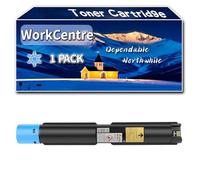 Compatible for Xerox WorkCentre 7220i Toner Cartridge, Work for Xerox WorkCentre 7120 WorkCentre 7125 WorkCentre 7220 WorkCentre 7220i WorkCentre 7225 WorkCentre Printers (1 Pack Cyan)