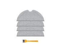 Compatible For Xiaomi Mi Robot Vacuum Mop 2/Compatible For Dreame F9/Compatible For Mijia 2C V Parts Main Side Brush Mop Cloth，Filter (Size : 4 Mop Clothes)
