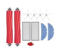 Compatible for Xiaomi Roborock，S7 S70 S7Max MaxV T7S Plus Vacuum Cleaner Accessories Main Side Brush Mops Cloths Washable HEPA Filter Parts (Color : 11pcs 02)