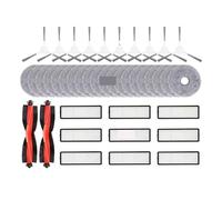 Compatible For Xiaomi，Robot Vacuum S20+ Plus B108GL / S10+ Plus B105 Parts Main Roller Side Brush Filter Mop Cloth Accessories Replace(44PCS)