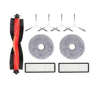 Compatible For Xiaomi，Robot Vacuum S20+ Plus B108GL / S10+ Plus B105 Parts Main Roller Side Brush Filter Mop Cloth Accessories Replace(7PCS)