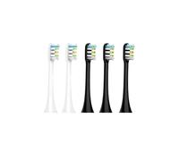Compatible for Xiaomi SOOCAS Brush Head X3 X5 X3U X1 V1 V2 SOOCARE Replacement Head Bristle Sonic Electric Nozzles with Anti-dust Cap Clean(2 White 3 Black)