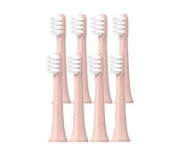 Compatible for XIAOMI T100 Replacement Brush Heads Sonic Toothbrush Vacuum Soft Bristle Suitable Nozzles(8 Pink-Standard)