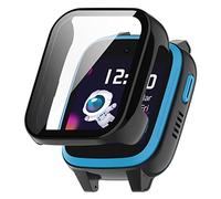 Compatible for Xplora XGO 3 Case, ceston Hard PC Case with Tempered Glass Screen Protector Compatible with Xplora XGO 3 Watch Phone (Black)