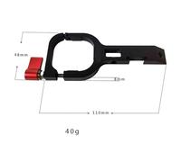 Compatible for Zhiyun CRANE M3/M3S, Smooth 5/5S - Adjustable Neck Ring Handle Handgrip Gimbal Handheld Mounting Clamp Extension Bracket(Clamp Only)