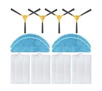 Compatible For Zigma Spark 980 981 Robot Vacuums Spin Edge Side Brush Hepa Filter Mop Cloths Spare Part Replacement Accessory Kit (Color : Set J)