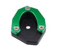 Compatible For ZX-4R ZX-4RR SE ZX-25R Z500 Ninja 500 Kickstand Sidestand Extension Enlarger Pad Side Support Seat Small Foot Pad(Green-180 Degree)