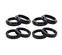 Compatible Front Fork Suspension Damper Oil Seal Dust Cover For 43x55x9. 5 10. 5 Mm Motorcycle Models(4PCS SEAL 4PC COVER)