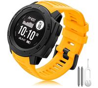 Compatible Garmin Instinct Strap, Silicone Band 22mm Bracelet Replacement Watch Strap for Garmin Instinct Sports GPS Smart Watch with Adapter Tools