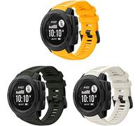 Compatible Garmin Instinct Strap, Silicone Band 22mm Bracelet Replacement Watch Strap for Garmin Instinct Sports GPS Smart Watch with Adapter Tools