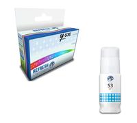 Compatible GI-53C (4673C001) Cyan Ink Bottle Replacement for Canon Printers
