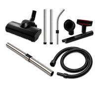 Compatible Henry Deluxe Cleaning Kit (32mm) for Numatic Henry Hetty James George Harry Charles (2.5m) Hose Extension Tube Airo Turbo Floor Tool Set Stainless Steel Tubes