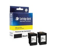 Compatible HP 301XL 2 Pack High Yield Black Inkjet Cartridges (D8J45AE)