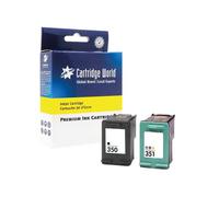 Compatible HP 350 Black/351 Tri-colour 2 Pack Inkjet Cartridges (SD412EE)