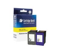 Compatible HP 56 Black/57 Tri-colour 2 Pack Inkjet Cartridges (SA342AE)
