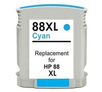 Compatible HP 88XL High Capacity Ink Cartridge (Replaces HP C9391AE) Cyan