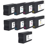 Compatible HP 937e 2 Full Sets + 1 EXTRA Black Ink Cartridges (9 Pack) Multipack