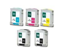 Compatible HP Business InkJet 2280tn Printer Ink Cartridges (5 Pack) -C4844A Multipack