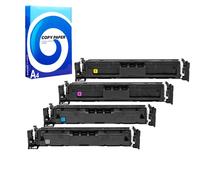 Compatible Multipack HP 220X 1 Full Set Laser Toner Cartridges + Free Paper
