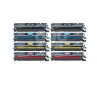 Compatible HP Colour LaserJet 2820 Printer Toner Cartridges (8 Pack) -Q3960A Multipack
