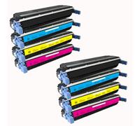 Compatible HP Colour LaserJet 5500dn Printer Toner Cartridges (8 Pack) -C9730A Multipack