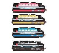 Compatible HP Colour LaserJet CP3505n Printer Toner Cartridges (4 Pack) -Q6470A Multipack