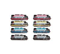 Compatible HP Colour LaserJet CP3505n Printer Toner Cartridges (8 Pack) -Q6470A Multipack