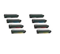 Compatible HP Colour LaserJet CP5225n Printer Toner Cartridges (8 Pack) -CE740A Multipack