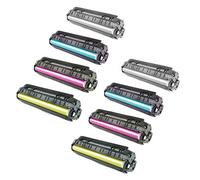 Compatible HP Colour LaserJet Enterprise M652dn Printer Toner Cartridges (8 Pack) -CF450A Multipack