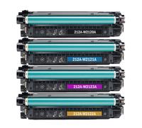 Compatible HP Colour LaserJet Enterprise M555dn Printer Toner Cartridges (4 Pack) -W2120A Multipack
