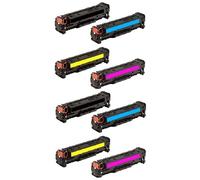 Compatible HP Colour LaserJet Enterprise M855xh Printer Toner Cartridges (8 Pack) -CF310A Multipack