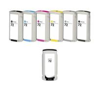 Compatible HP DesignJet T610 Printer Ink Cartridges (7 Pack) -C9370A Multipack