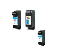 Compatible HP DeskJet 980cxi Printer Ink Cartridges (3 Pack) -51645A Multipack