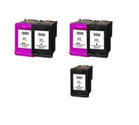 Compatible HP DeskJet D2500 Printer Ink Cartridges (5 Pack) -CC641EE Multipack