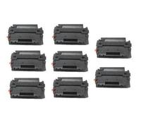 Compatible HP LaserJet Enterprise 500 MFP M525dn Printer Toner Cartridges (8 Pack) -CE255X Multipack