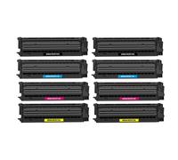 Compatible HP LaserJet Enterprise Flow MFP M776z Printer Toner Cartridges (8 Pack) -W2010X Multipack