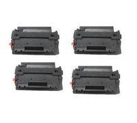 Compatible HP LaserJet Enterprise P3015dn Printer Toner Cartridges (4 Pack) -CE255X Multipack