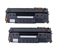 Compatible HP LaserJet M2727nf MFP Printer Toner Cartridges (2 Pack) -Q7553A Multipack