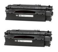 Compatible HP LaserJet P2015 Printer Toner Cartridges (2 Pack) -Q7553X Multipack