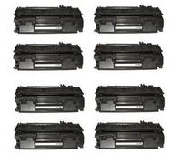 Compatible HP LaserJet P2055 Printer Toner Cartridges (8 Pack) -CE505X Multipack