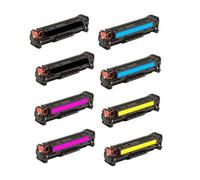 Compatible HP LaserJet Pro 200 Color MFP M276n Printer Toner Cartridges (8 Pack) -CF210X Multipack